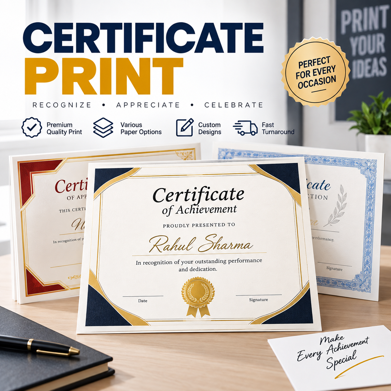 Certificate Printing